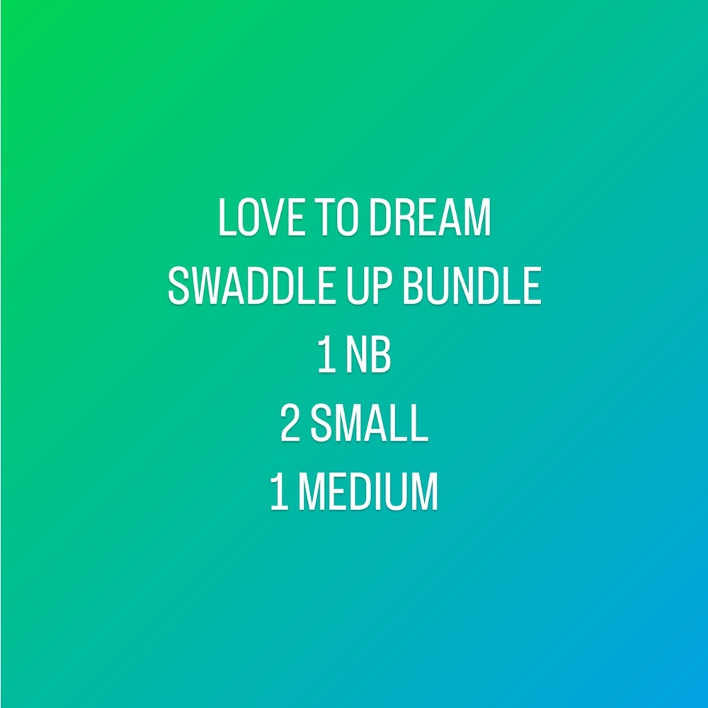 Love to Dream Swaddle Up bundle